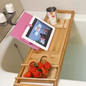 Bamboo Bathtub Tray Table