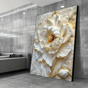 1pc Modern Abstract Floral Canvas Art Print