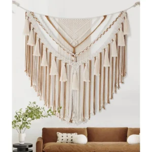 Large Macrame Wall Hanging 47"W x 55"L